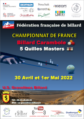 affiche web 5Quilles Masters 2022
